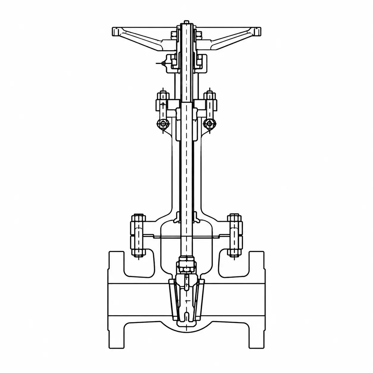 Custom Gate Valve Design Drawing (3)