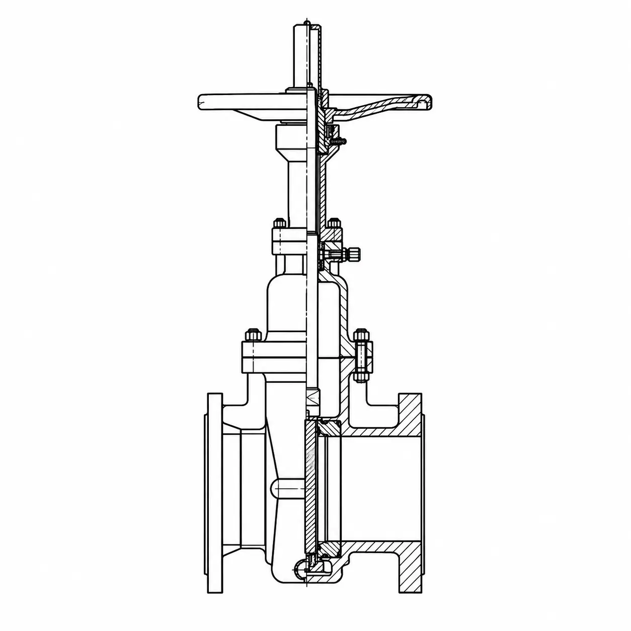 Custom Gate Valve Design Drawing (4)