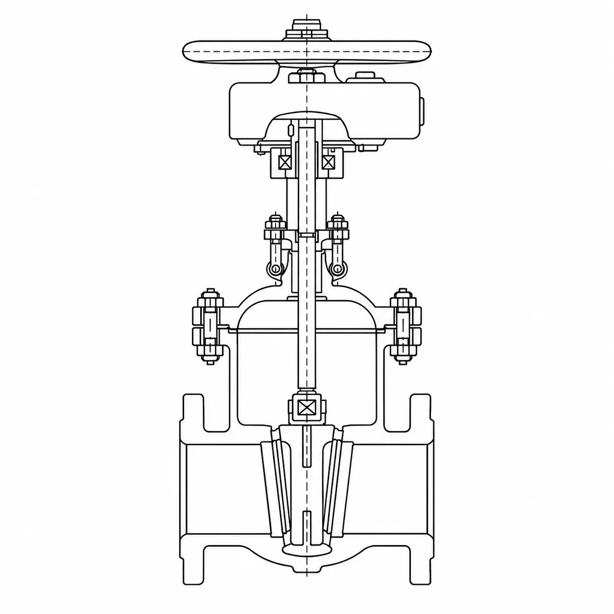 Custom Gate Valve Design Drawing (5)