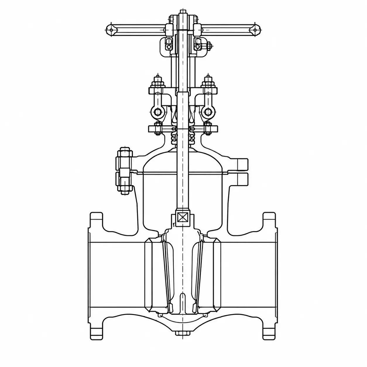 Custom Gate Valve Design Drawing (6)