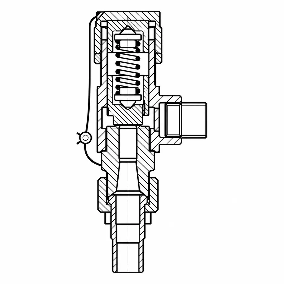 Custom Safety Valve Design Drawing (1)