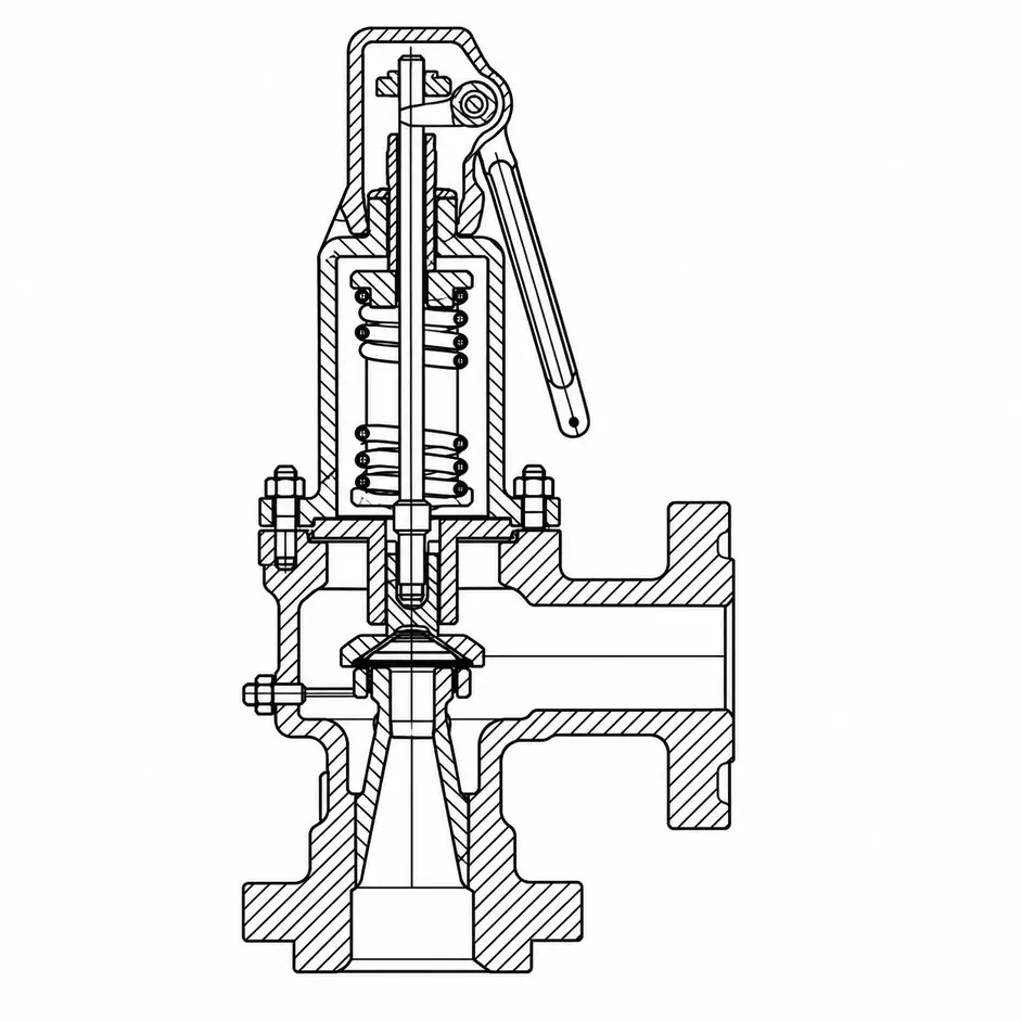 Custom Safety Valve Design Drawing (3)