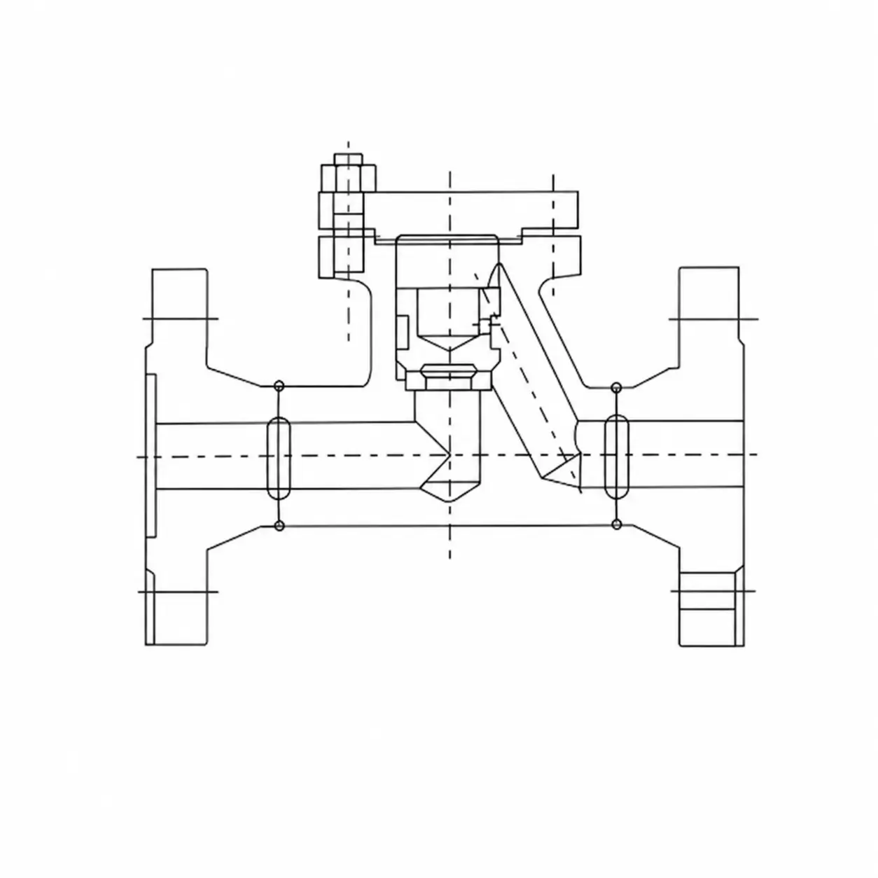 Lift Check Valve Drawing